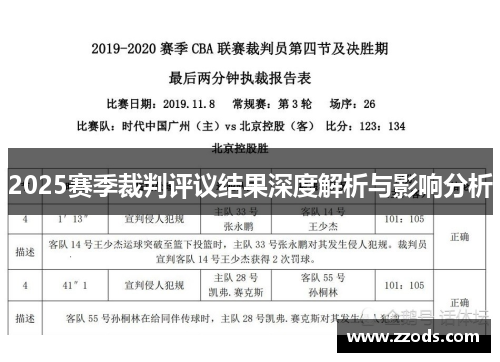 2025赛季裁判评议结果深度解析与影响分析
